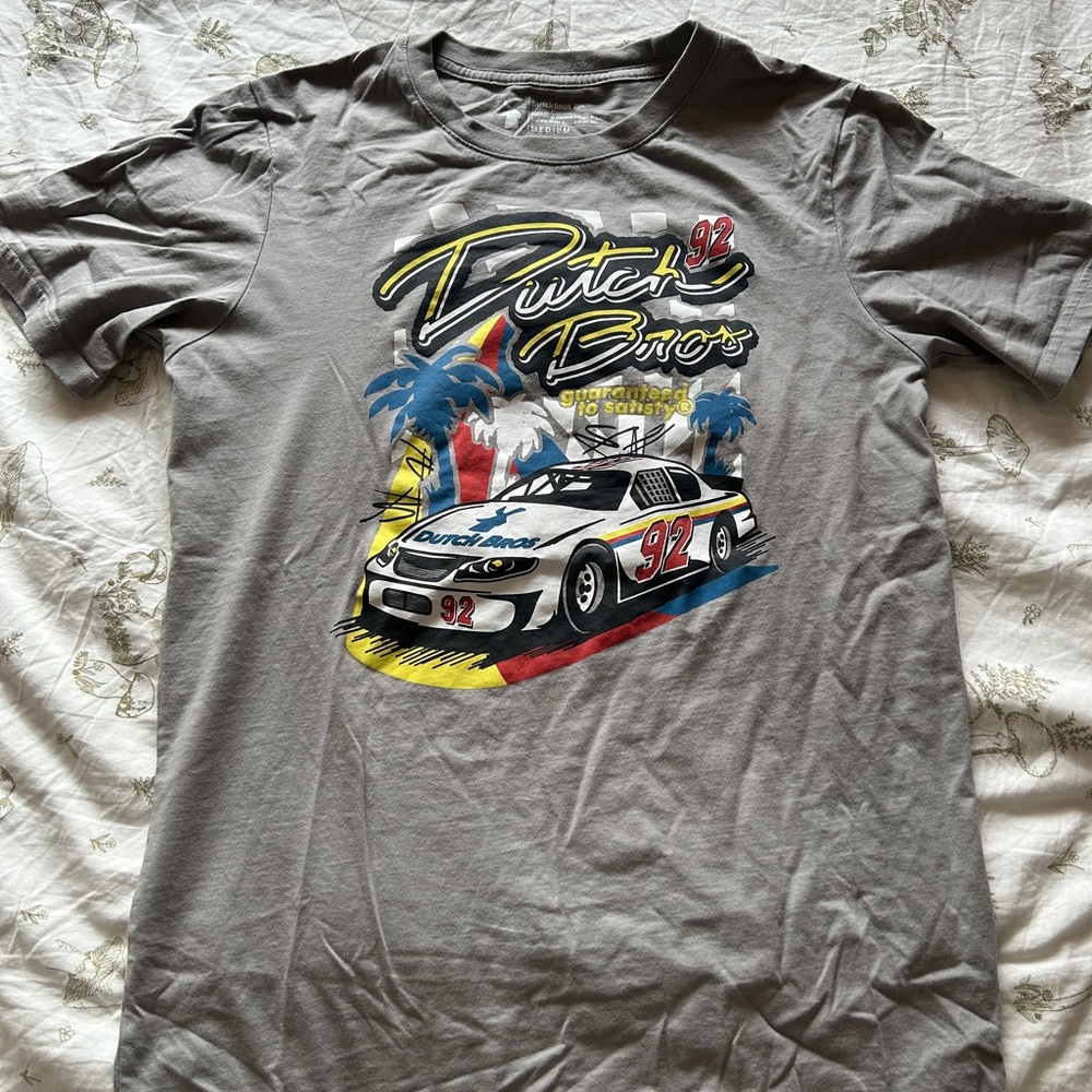 great dutch bros race car tee